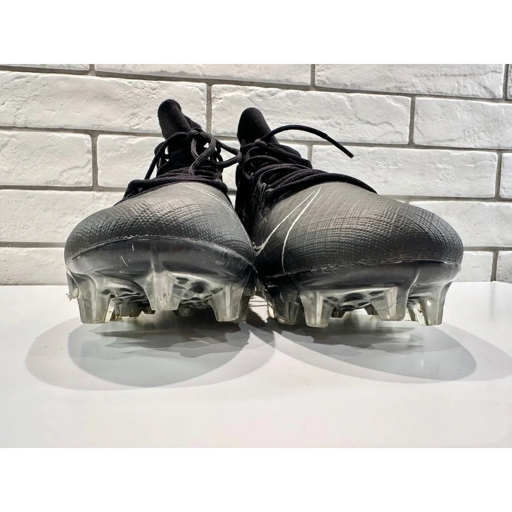 Nike‎ Huarache Lacrosse Cleats SZ 14 Black White Men's Mid Top Athletic Shoes